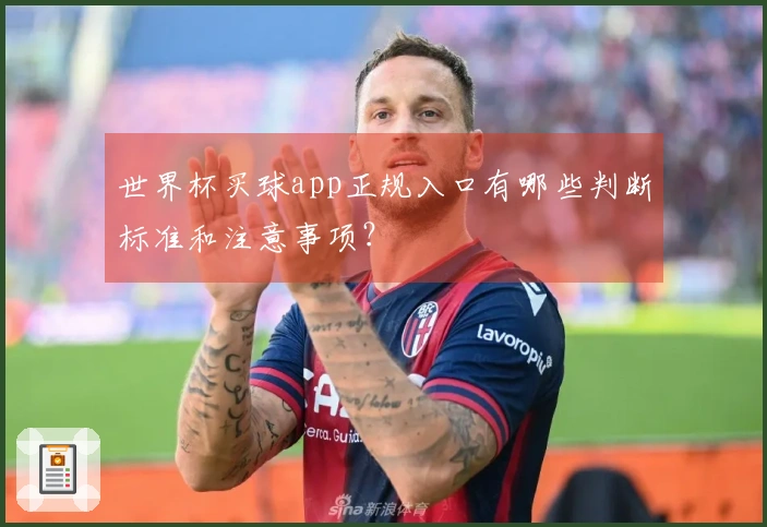 世界杯买球app正规入口有哪些判断标准和注意事项？
